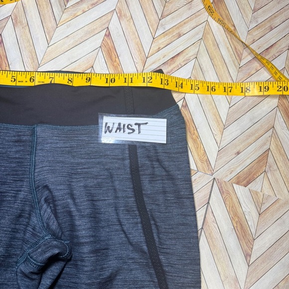 Lululemon Forme Pant Sz 6 Yoga Straight Leg W59595 Blue Black Mid Rise Dance Gym - Picture 5 of 12